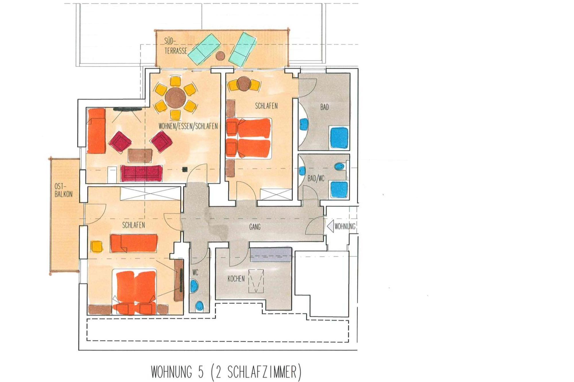 Appartements Gaertner Bichlbach Quarto foto